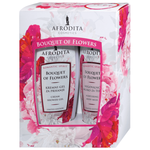 AFRODITA set Bouquet of flowers (gel za tuširanje i mlijeko za tijelo) 0