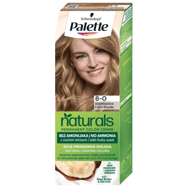 PALETTE Naturals boja za kosu 8.0 light blonde 0