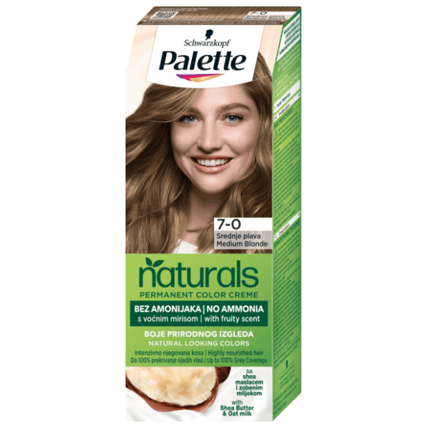 PALETTE Naturals boja za kosu 7.0 medium blonde 0