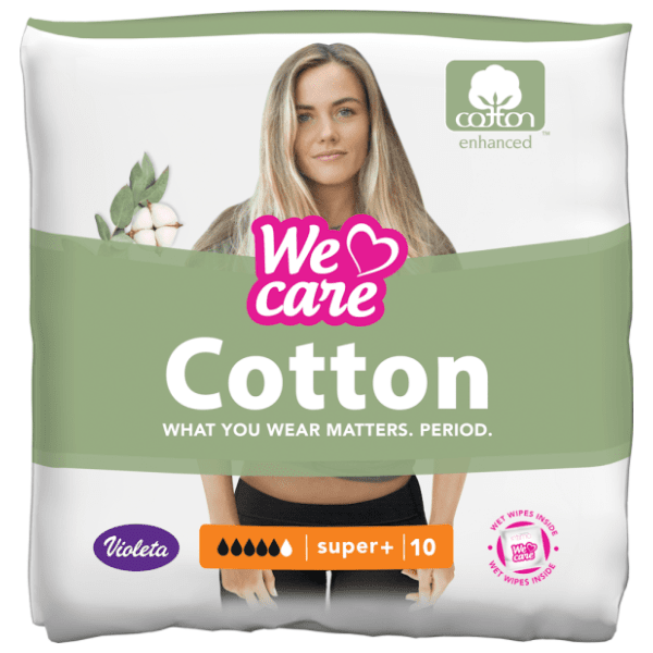 VIOLETA We care cotton higijenski ulošci 10kom 0