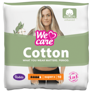 VIOLETA We care cotton higijenski ulošci 10kom slide slika