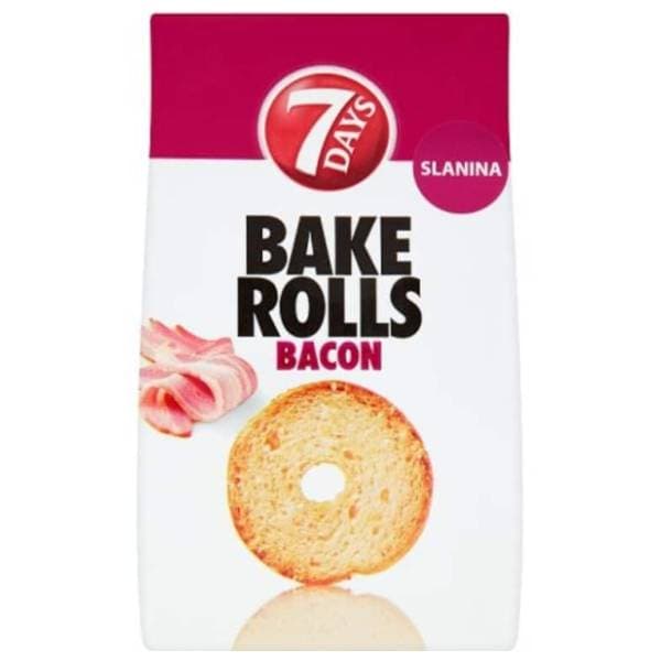 7 DAYS Bake rolls bacon 80g 0