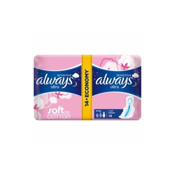 ALWAYS Sensitive Night ulošci 14kom 0