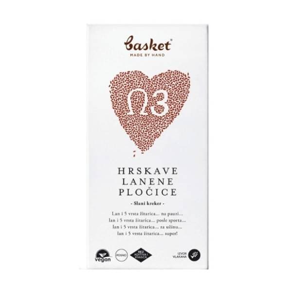 BASKET Hrskavi laneni pločice 100g 0
