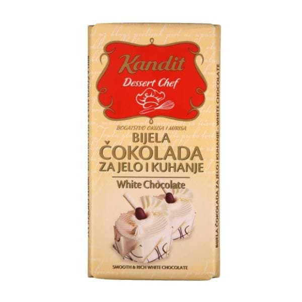 Čokolada KANDIT Dessert chef bijela 200g 0