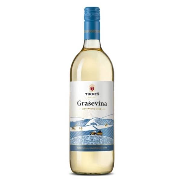 Bijelo vino TIKVEŠ Graševina 1l 0