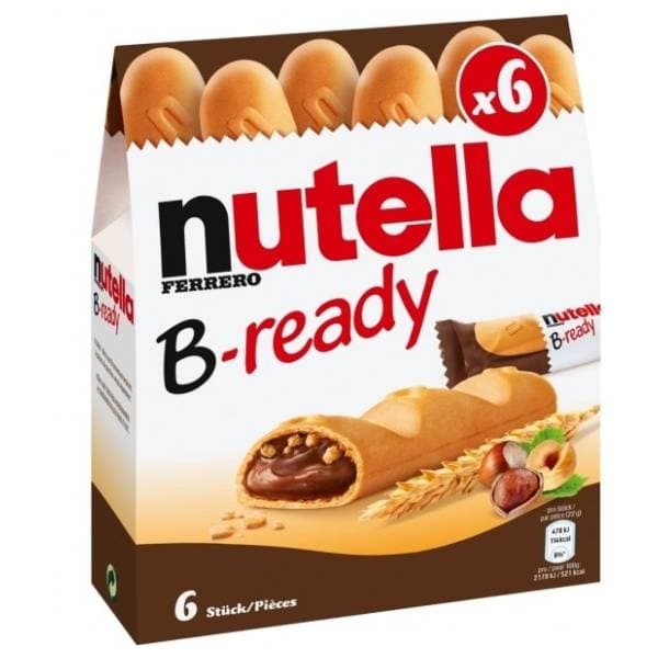 Biskvit NUTELLA B-ready T6 132g 0