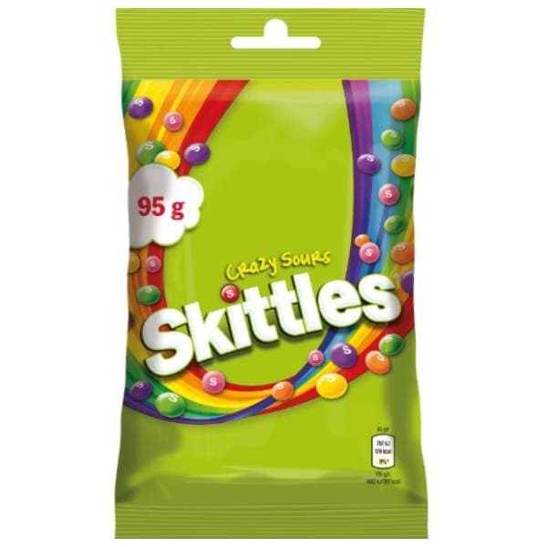 Bomboni SKITTLES Sour 95g 0