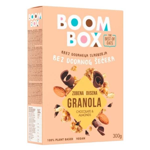 BOOM BOX zobena granola čokolada 300g 0