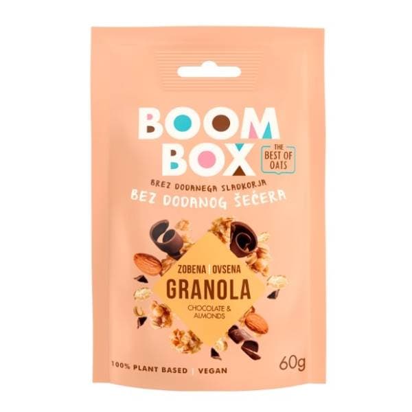 BOOM BOX zobena granola čokolada 60g 0