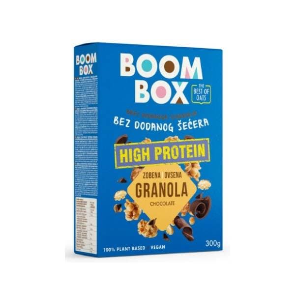 BOOM BOX zobena granola proteinska čokolada 300g 0