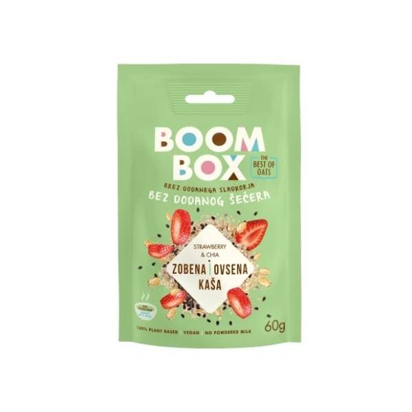 BOOM BOX zobena kaša jagoda chia 60g 0