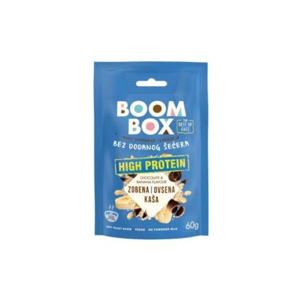 BOOM BOX zobena kaša protein čokolada banana 60g 0