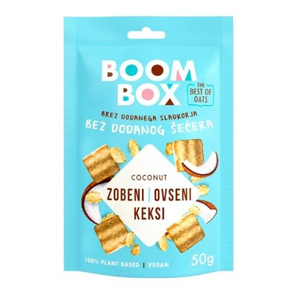BOOM BOX zobeni keks kokos 50g 0