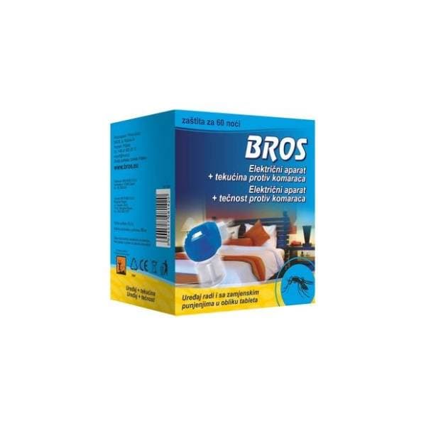 BROS aparat protiv komaraca i tekućina 1kom 0