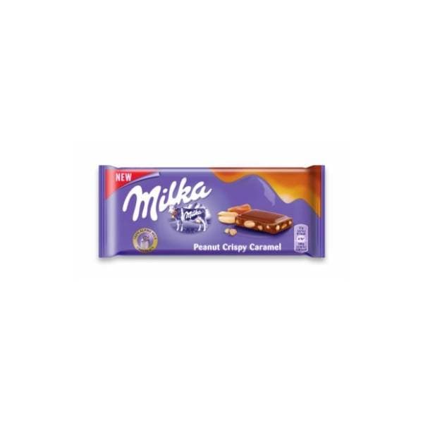 Čokolada MILKA peanut caramel 90g 0