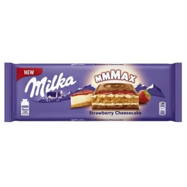 Čokolada MILKA strawberry cheesecake 300g 0