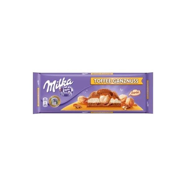 Čokolada MILKA Toffee nuts 300g 0