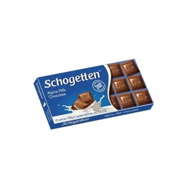Čokolada SCHOGETTEN Alpine milk 100g 0