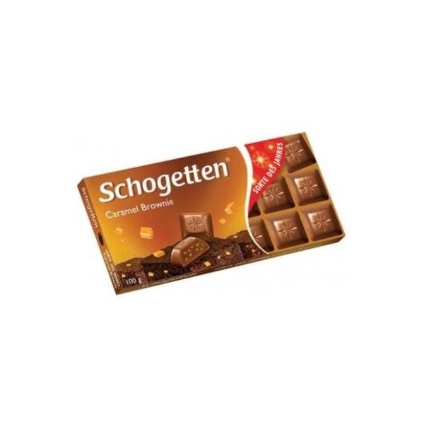 Čokolada SCHOGETTEN Careml brownie 100g 0