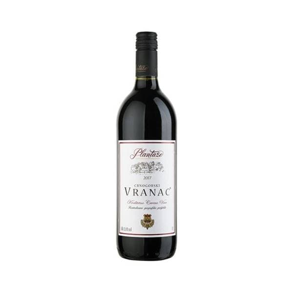 Crno vino PLANTAŽE Vranac 1l 0