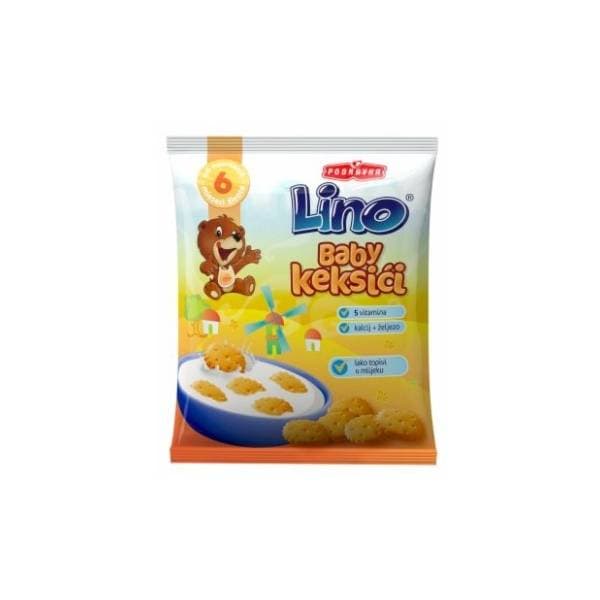 PODRAVKA Lino baby keksići 140g 0