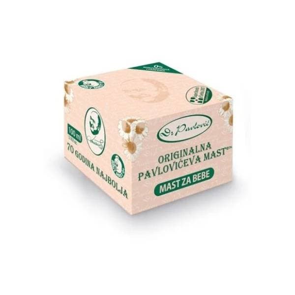 Dječja krema PAVLOVIĆ mast kamilica 100g 0