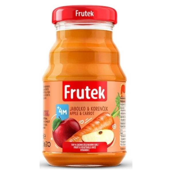 Dječji sok FRUTEK jabuka mrkva 125ml Fructal 0