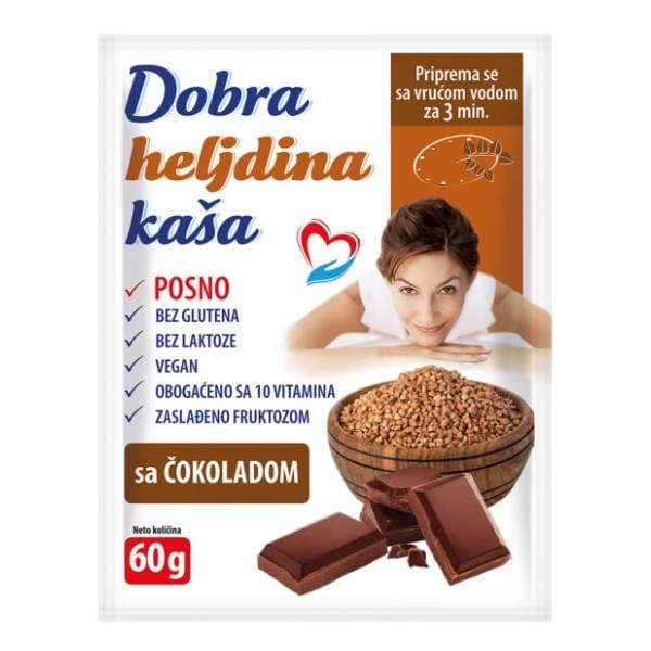 DOBRA heljdina kaša s čokoladom 60g 0