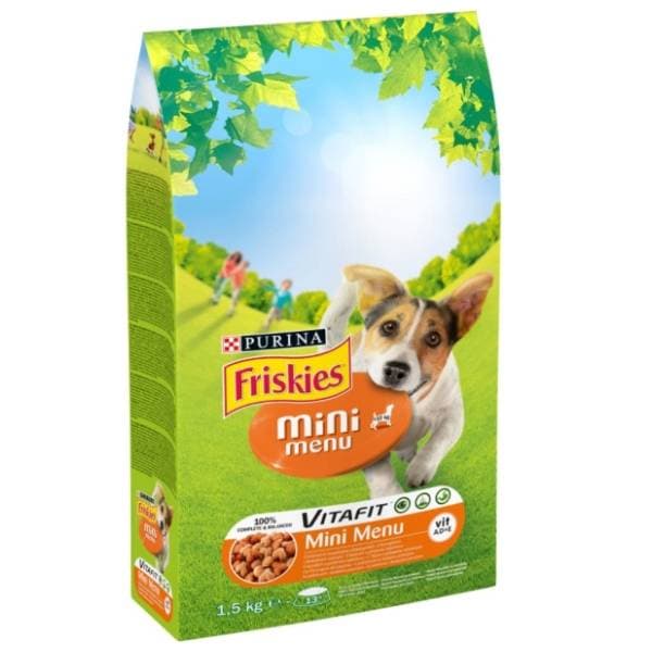 FRISKIES Mini menu piletina i povrće 1,5kg 0