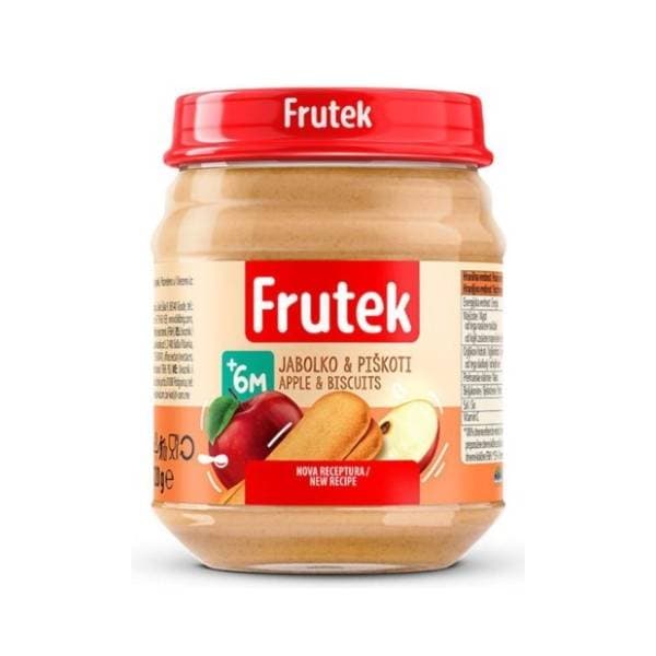 FRUTEK kašica jabuka keks 120g 0