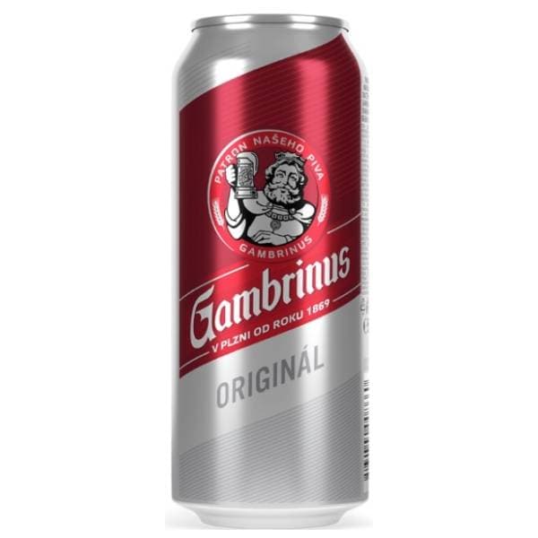 GAMBRINUS limenka 0,5l 0