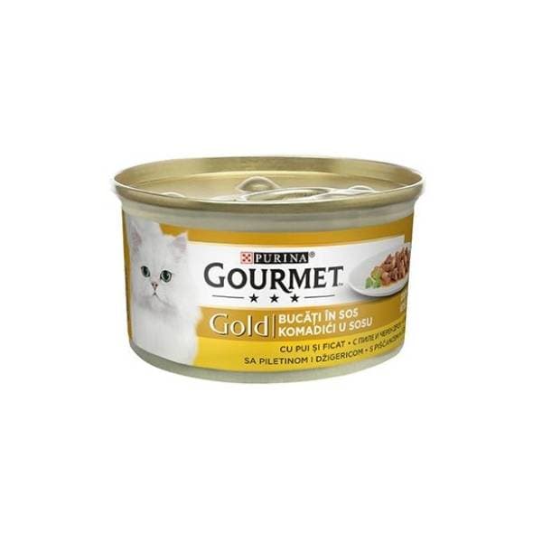 GOURMET Gold piletina i jetra 85g 0