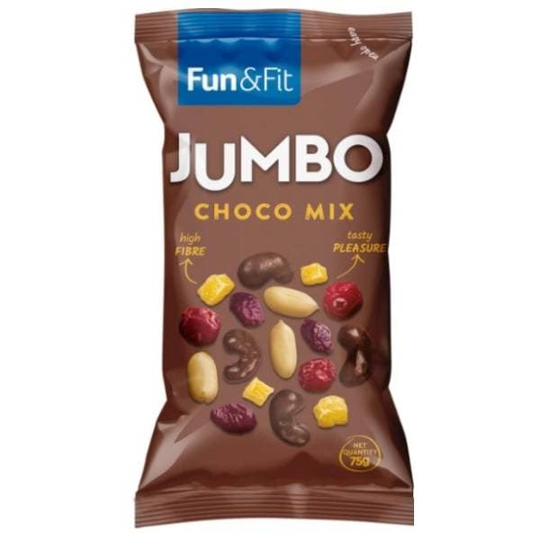 Grickalice JUMBO Čoko mix 75g 0