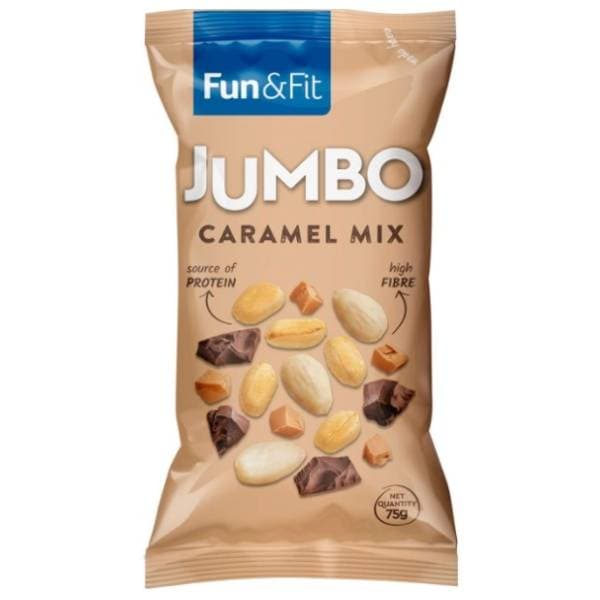 Grickalice JUMBO Karamela mix 75g 0