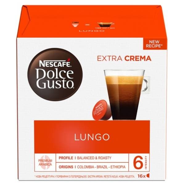 Instant kava NESCAFE Dolce Gusto caffe Lungo 112g 0
