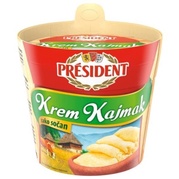 Kajmak PRESIDENT svježi 250g 0