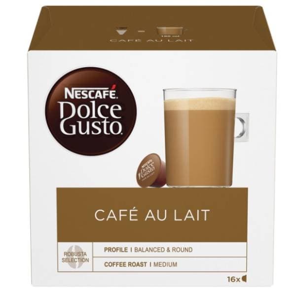 Kapsule NESCAFE Dolce Gusto cafe au lait 160g 0