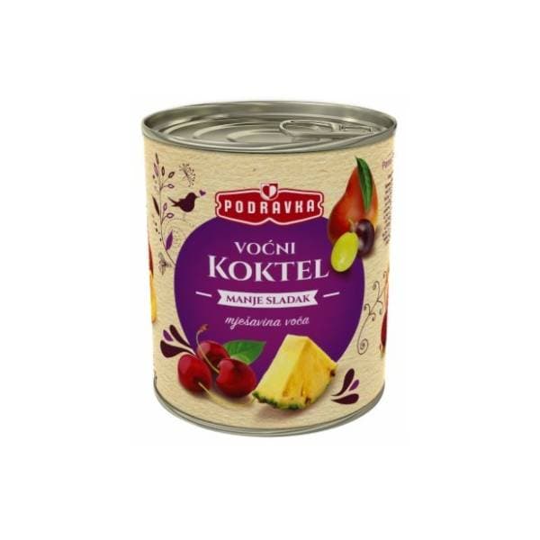 Kompot voćni koktel light PODRAVKA 800g 0