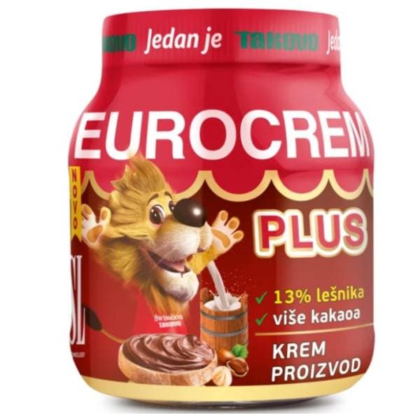 Krem TAKOVO Eurocrem Plus lješnjak 350g 0