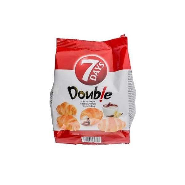 Kroasan 7 DAYS double mini vanilija kakao 60g 0