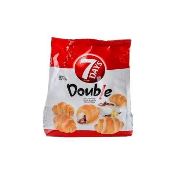 Kroasan 7 DAYS double vanilija kakao 185g 0
