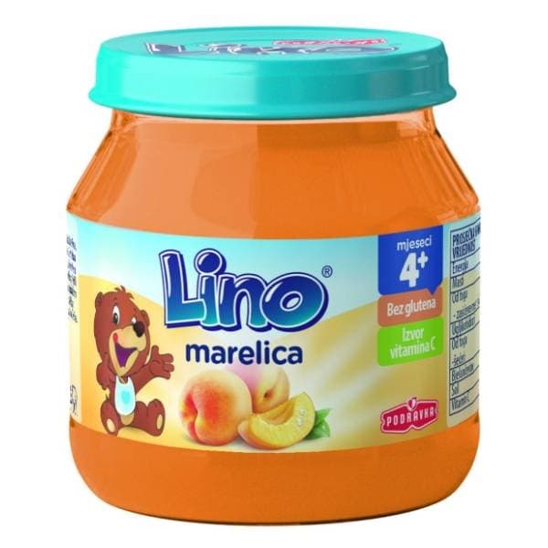 LINO kašica marelica 130g 0