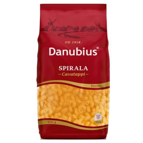 Tjestenina DANUBIUS spirala 400g 0