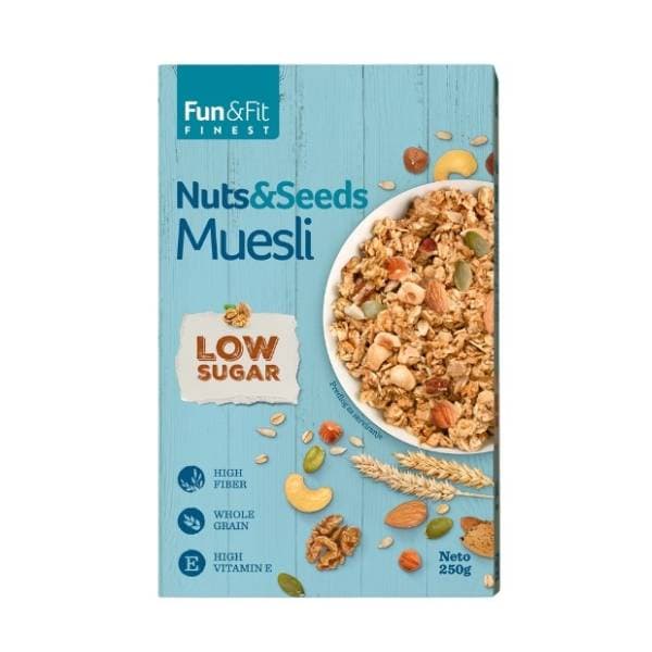 Musli FUN&FIT Nuts & seeds 250g 0