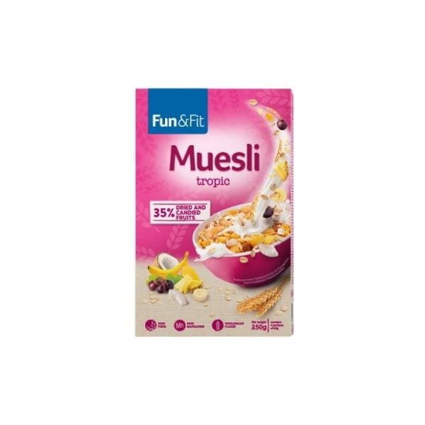 Musli FUN&FIT tropic 250g 0