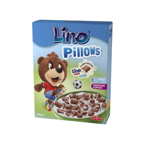 Müsli PODRAVKA Lino pillows milk 250g 0