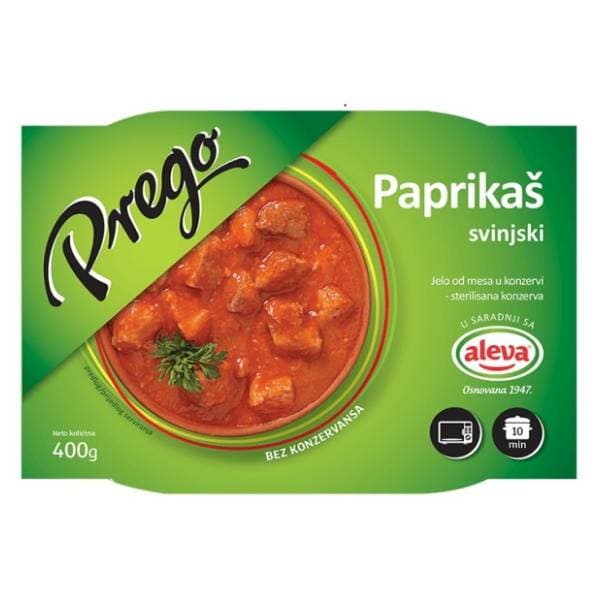 PREGO svinjski paprikaš 400g 0