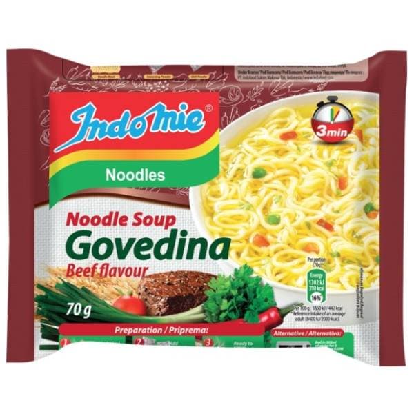 Rezanci INDOMIE govedina 70g 0