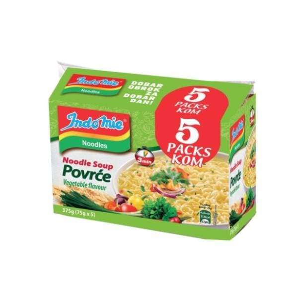 Rezanci INDOMIE povrće 5kom 0